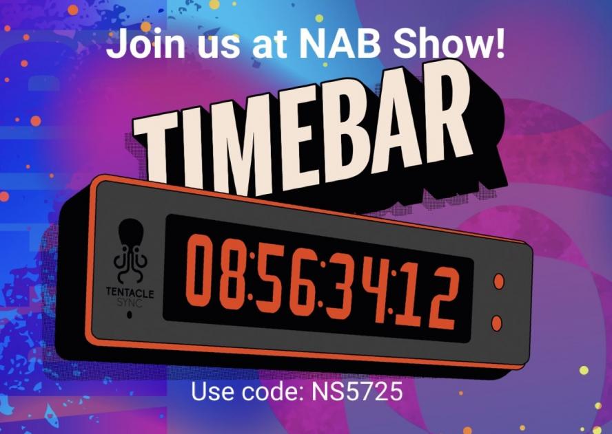 Tentacle Timebar News NAB